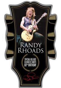 Randy Rhoads Wine Label 2015