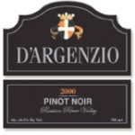 2000 D’Argenzio Pinot Noir, Russian River Valley