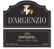 2001 D'Argenzio Zinfandel, Russian River Valley