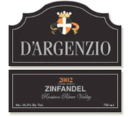 2002 D'Argenzio Zinfandel, Russian River Valley