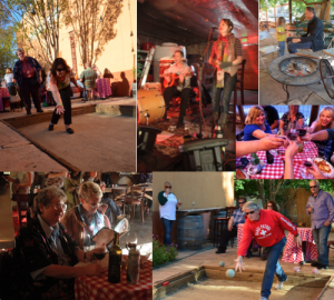 Wine, Bocce Ball, Food, Friends & Fun